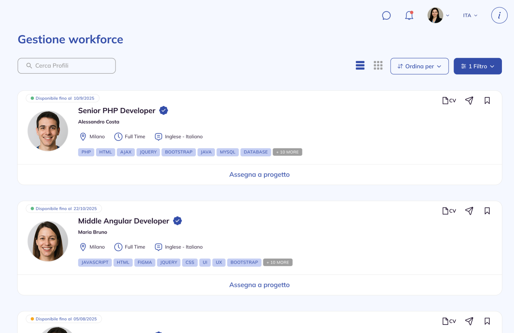 Gestione workforce 2.0