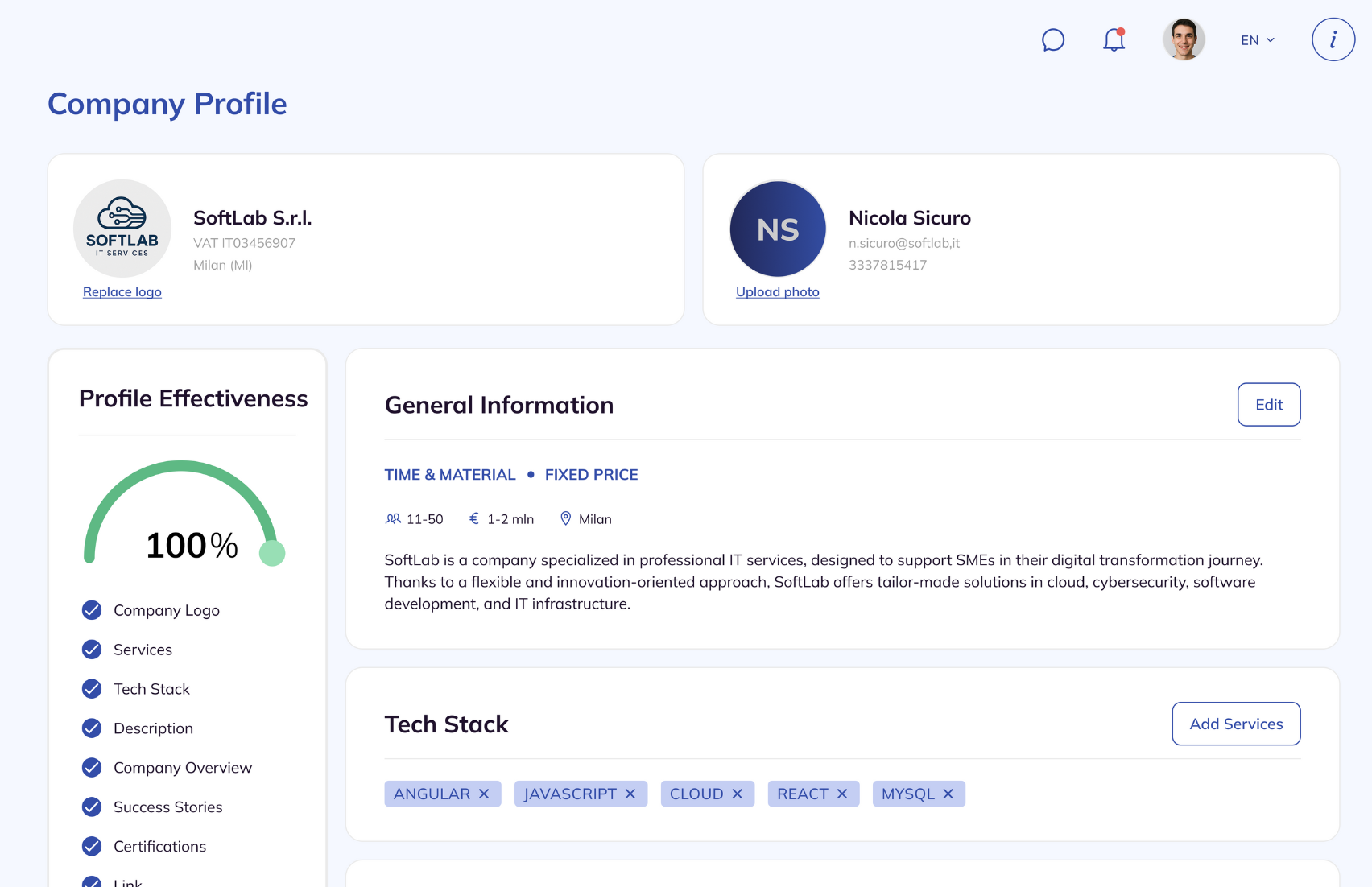 company profile